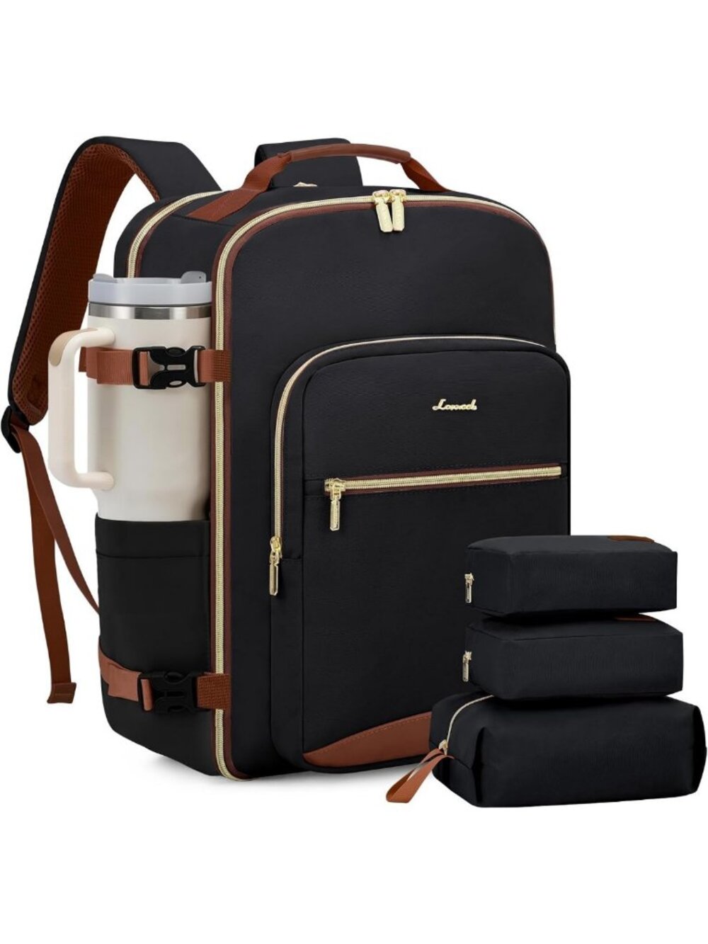 Versatile 40L Travel Backpack for Women & Men, Airline Approved Carry-On